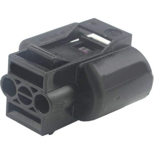 5/10/20/50/100sets 2pin VW auto electric plastic housing plug wiring harness cable waterproof connector 1J0973202