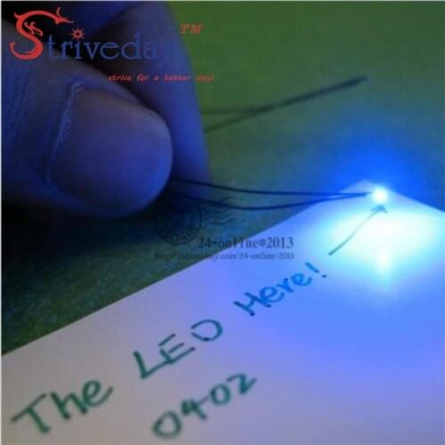 5pcs/lot 0402 SMD Pre-soldered micro litz wired LED leads resistor 20cm 8-15V Model DIY 8 Colors can choose