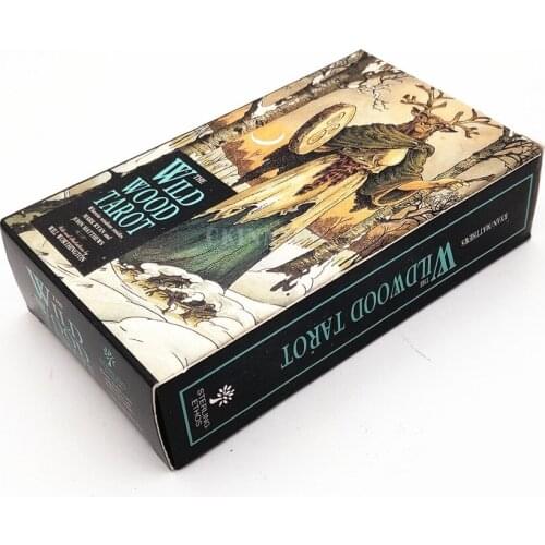 50Set Magic Wild Wood Tarot Cards Board Game Read Fate Tarot Deck Family Entertainment Card Game Kids Toys 78 cards/set