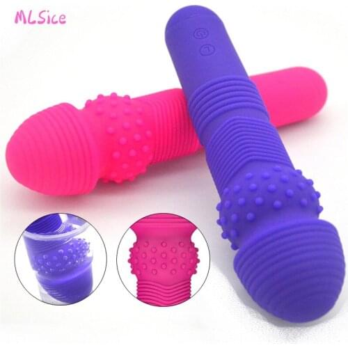 7 Powerful AV Vibrator Multi Speed Strong Vibration Patterns Magic Wand for Women Clitoris Stimulator USB Rechargeable Massager