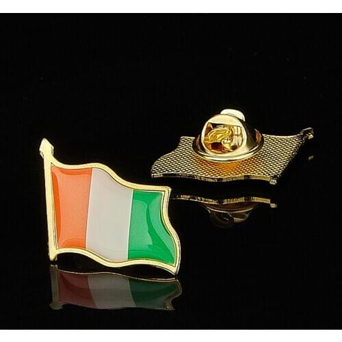 African Couuntry The Republic of Côte d'Ivoire Lapel Pin Brooches Badges Backpack Gifts For Friends Wholesale Jewelry