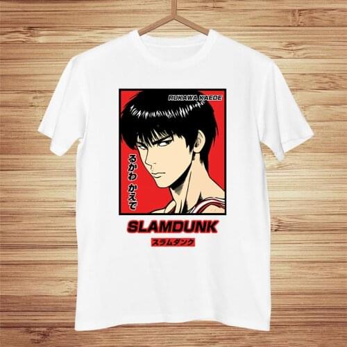 COFUN Anime Slam Dunk Hip-hop Men Women Anime Sport Casual O-neck Harajuku Funny Hip hop quality T-shirt T Shirts