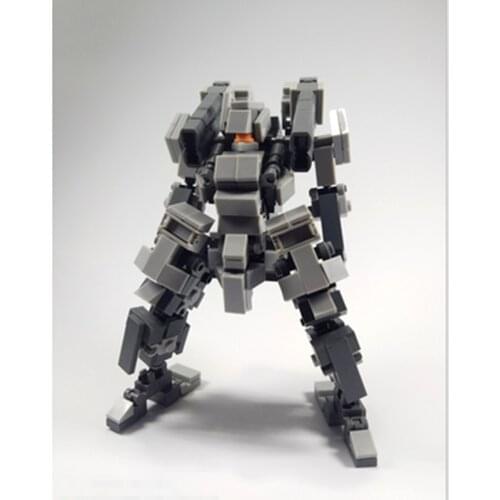 DIY STEM MOC Mecha Model Mecha Small Particle Building Blocks Educational Toy