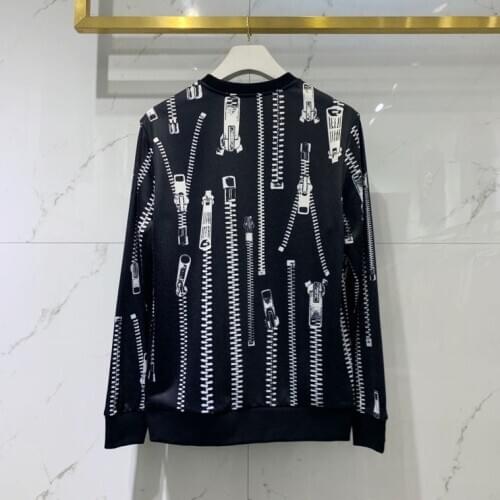 HK09742 Fashion Mens Hoodies & Sweatshirts 2020 Runway Luxury famous Brand European Design party style Mens Clothing