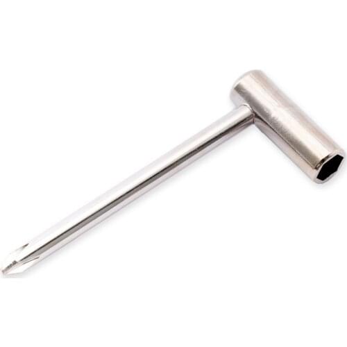 Musiclily 7mm Hex Truss Rod Pipe Wrench for PRS/Jackson/Ibanez Guitar, Chrome