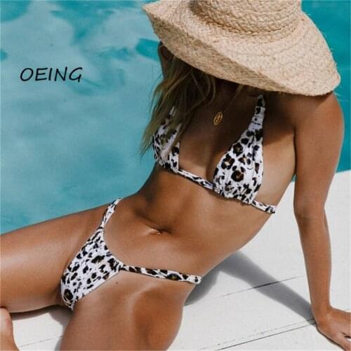 String Bikini Set Bra Thong Sexy Push Up Swimwear Bathing Swimsuit Bathing Suits Woman 2021 Swimsuit