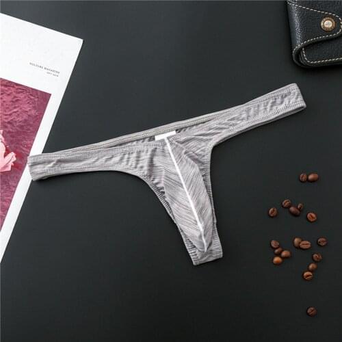 NEW Sexy Gay Men Underwear Thong Men Jockstrap Cueca Male Panties Briefs Lingerie Sissy Panties 2021 Seamless Male G String