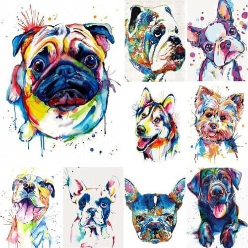DIY 5D Diamond Painting Cartoon Dog Cross Stitch kit Full Drill Square Embroidery Mosaic Art Picture Of Rhinestones Decor Gift