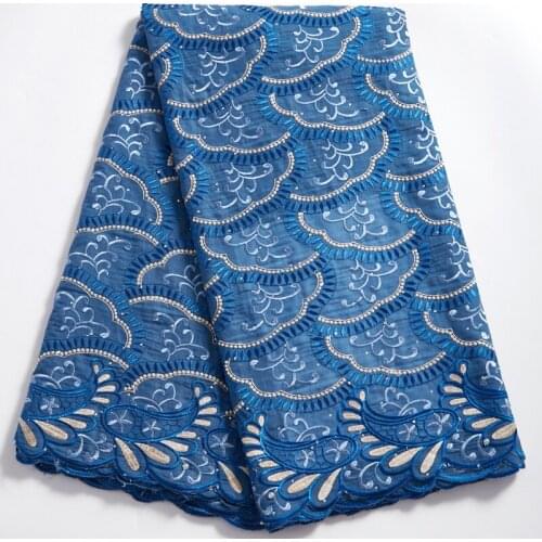 SJD LACE New Arrival High Quality African Lace Fabric 2021 Swiss Voile Nigerian Sewing Accessories For Women Wedding Dress A2336