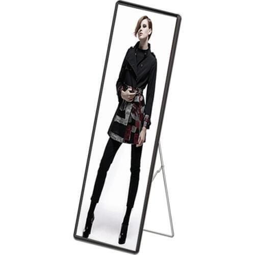 P2.5 Indoor Advertising Poster Led Display Mirror Screen Floor Standing Led Digital Display