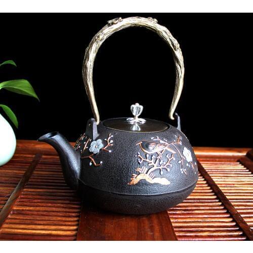 Hot sale drinking ware in kitchen eyes twinkle with pleasure cast iron teapot, Japnese tea kettle with infuser