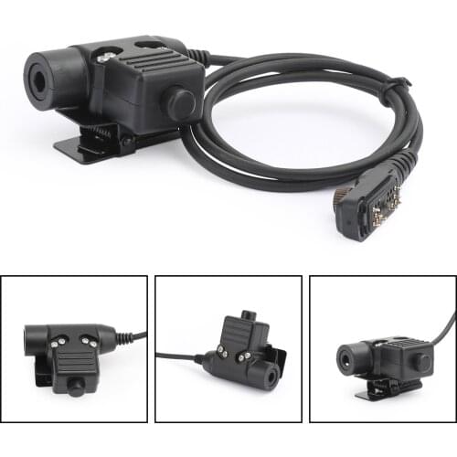 Artudatech 1x Walkie Talkie PTT Push-To-Talk for Hytera PD 780 780G 700 700G 580 788 782