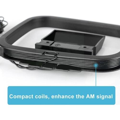 Radio FM/AM Loop Antenna For Sony Sharp Chaine Stereo Receiver AV Connector Receiver System N5X1