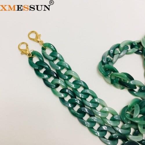 XMESSUN Acrylic Chains Strap Plastic Hawksbill Belt For Women Handbags Parts Accessory Drop Shipping Wholesale INS F381