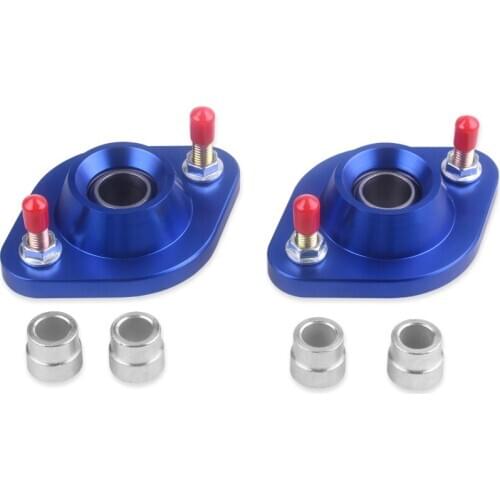 Shock TOP Mount Set Pillow Ball Rear Upper Camber Plates for BMW E30 E36 E46 Z3 Blue