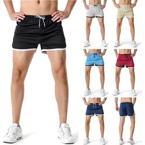 Summer men shorts mens casual shorts fitness exercise beach shorts breathable mesh shorts jogger mens brand shorts