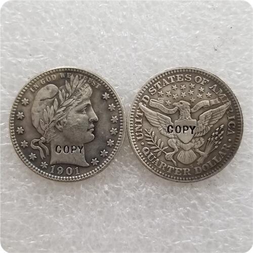 USA 1901-S,O BARBER QUARTER COIN COPY commemorative coins-replica coins medal coins collectibles