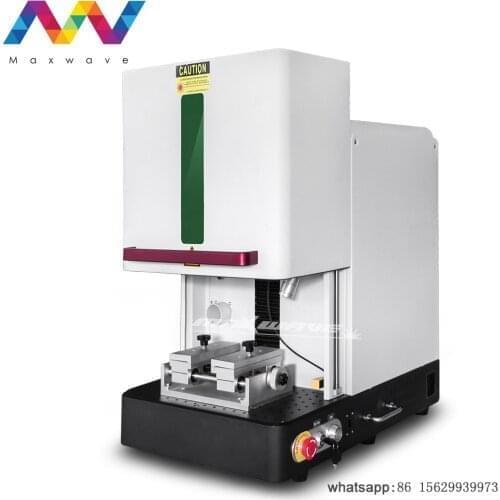 Fiber Laser Marking Machine With Marking Rotary Parts 20W 30W 50W