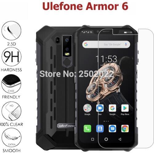 5 PCS Tempered Glass For Ulefone Armor 6 Glass Screen Protector 2.5D Premium Tempered Glass For Ulefone Armor 6E Protective Film