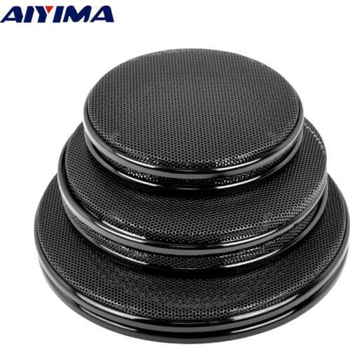 AIYIMA 2Pcs Audio Speakers Cover 4/5/6.5 Inch Protective Mesh Net Grille DIY For Car Speaker Net Cover