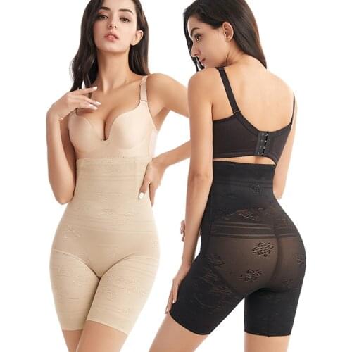 Women Tummy Control Panties Butt Lifter Shapewear Shorts High Stretch Seamless Slimming Waist Trainer Body Shaper Girdle Panty