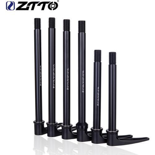 ZTTO MTB Thru axle Road Bike Shaft Front hub Rear hub Skewers 12mm 15mm Wheel Axis Hub Shaft 12x142 12x148 Front 12X140 Fork