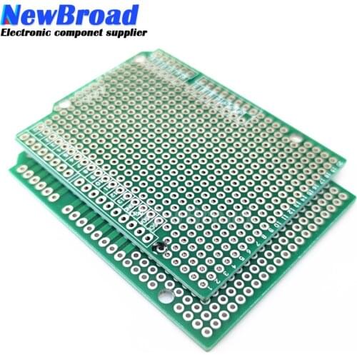1 pcs Prototype PCB Board For Arduino UNO R3 ATMEGA328P Shield Board Breadboard Protoshield DIY FR4 2.54mm Pitch Thickness 1.6mm