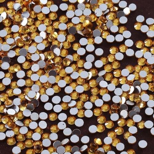 3MM Guomao Crystal Glass Bottom Rhinestone Rhinestone Color Complete DIY Mobile Shell Beauty Nail Sticker