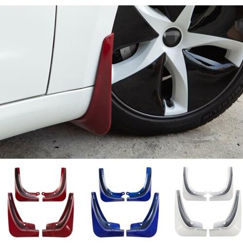 4Pcs/Set Car Mud Flaps Front Rear Mudguard Splash Guards Fender Mudflaps Suitable For Tesla Model 3 2016~2019 Car Accessories