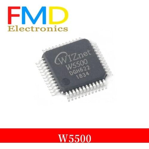 New agent W5500 encapsulation LQFP48 microcontroller hardware Ethernet TCP spot play