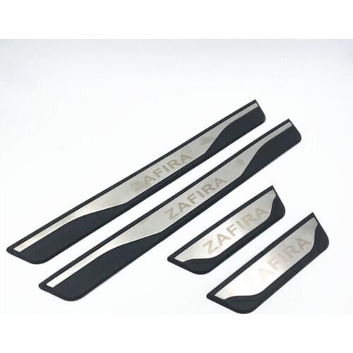 Stainless Steel Accessories For Opel Zafira Door Sill Strip Trim Car Sticker Scuff Plate Guard Protectors Auto Styling 2019 2016