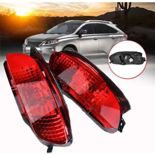 Car Rear Bumper Fog Light Parking Warning Light Reflector Tail Lights for Lexus RX300 RX330 RX350 2003-2008