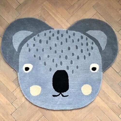 Baby Play Mat Crawling Carpet Kids Room Floor Rug Cartoon Koala Game Pad Playmat U7EE