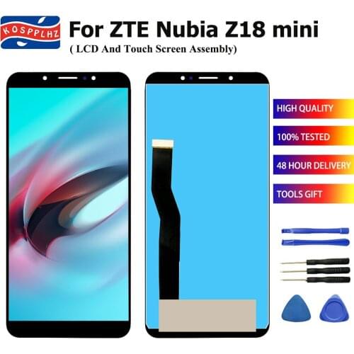 For ZTE Nubia Z18 Mini LCD Display Touch Screen Digitizer Assembly Replacement For 5.7" Nubia Z18Mini Mobile Repair Parts +Tools