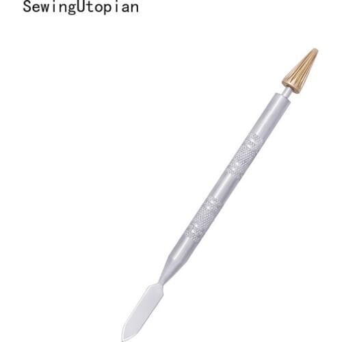 Dual Head Leather Edge Oil Dye Pen Applicator Speedy Paint Roller Tool Leather Craft Apply Oil Quickly Double Side Applicator