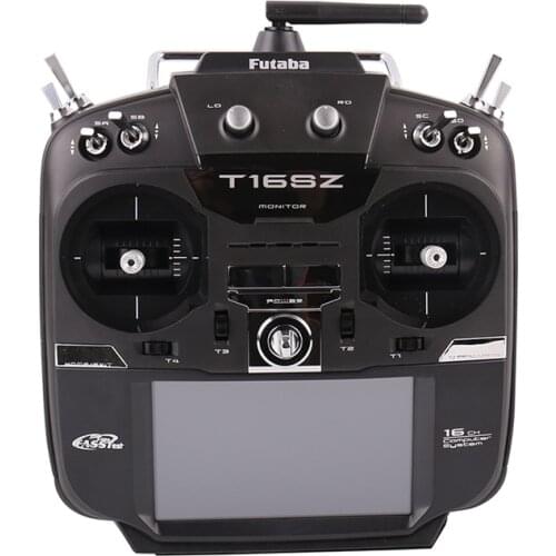 Original Futaba 2.4G 18 channel touch screen RC T16SZ with 2.4G high voltage version receiver R7008SB Support all aircraft types