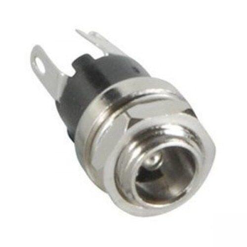 5.5mm X 2.1mm DC female Power Supply Metal chassis Jack Socket , DC PCB panel mount Connector