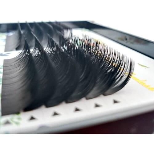 Custom Your Logo Individual Eyelash Extension Silk Lashes Russian Volume Classic Eyelash Extensions 12Line High-end Eyelash