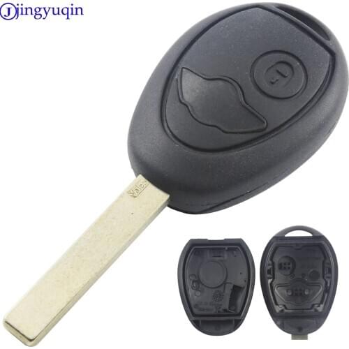 Jingyuqin 2 Buttons Remote Car Key Case Shell Fob Key Cover For BMW Mini Cooper R50 R53 Alarm Systems Security