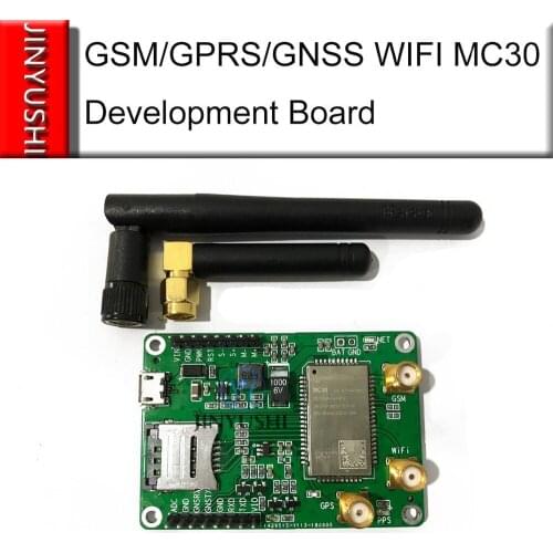 JINYUSHI for MC30 development board GSM/GPRS/GNSS WIFI 2G 850/ 900/ 1800/ 1900MHz Free shipping