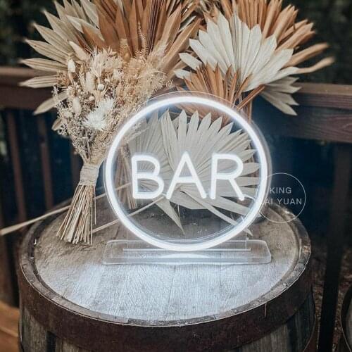 Bar Logo Custom Led Neon Sign Wall Decorations for Bar Club Pub Beach Shop Cafe Hotel Party Drinking Decoration Neon Light