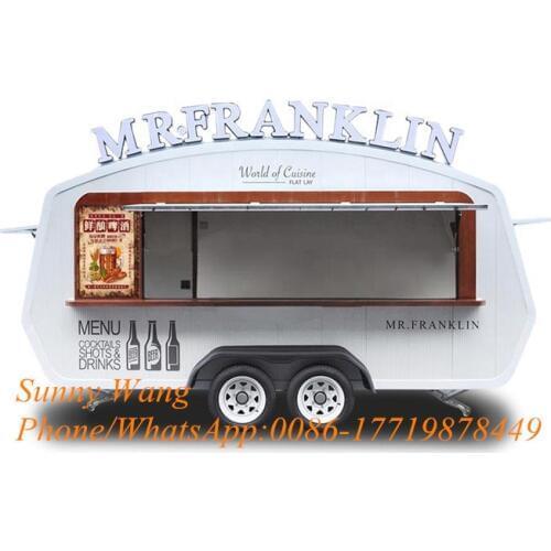 New Arrival Outdoor Mobile Food Trailer/ Street Mobile Food Cart/ China Factory Mobile Food Truck For Sale