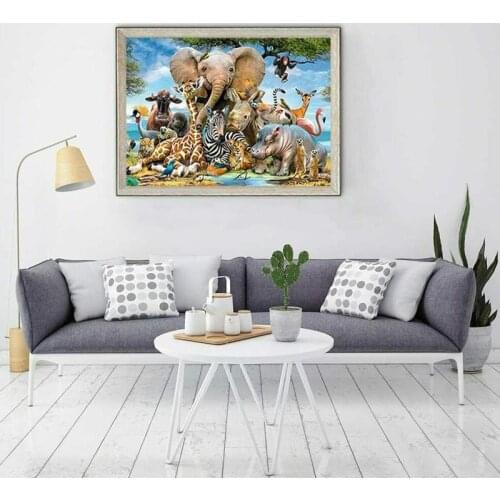 1000pieces Jigsaw Puzzle Animal World Puzzles For Adults Kids Learning Education