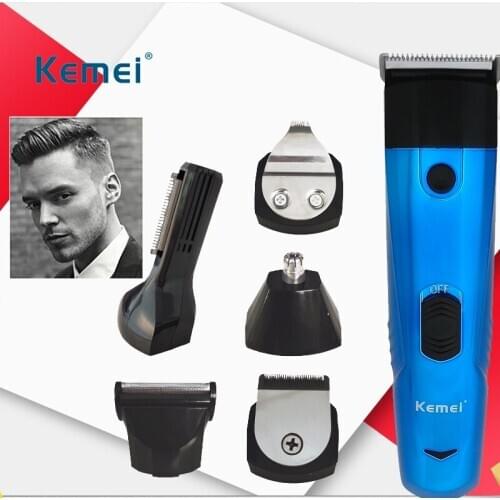 Kemei Rechargeable Hair Clipper Cordless Hair Cutter Professional Hair Trimmer Beard Razor Hair Shaving Machine EU Plug F30