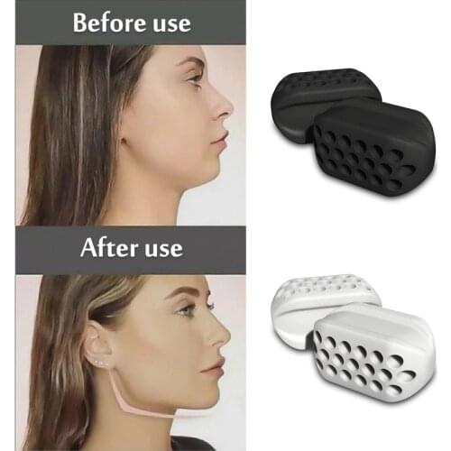 JawLine Exerciser Ball Facial Jaw Muscle Toner Trainin Fitness Anti-aging Food-grade Silica Face Chin Cheek Lifting Slimmin