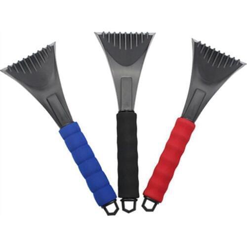 Portable Ice Scraper with Foam Grip Winter Snow Ice Shovel Frost Snow Ice Removal Tool for Car Truck Roof Window Windshield