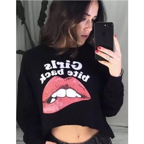 S-XL women o neck long sleeve tops t shirt lady spring autumn letter mouse print brand top t shirt