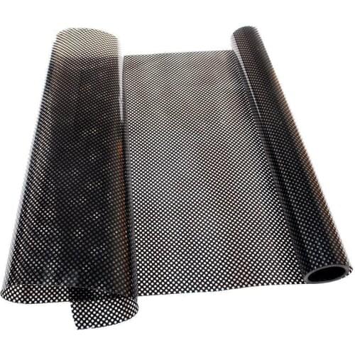 Self-adhesive Mesh Window Film Black White Sunshade PVC Glass Sticker Light Sticker for Room Office Auto Window Glass Home Decor