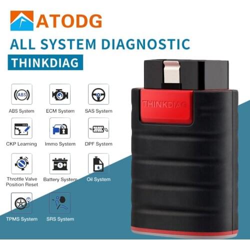 Thinkdiag full system OBDII Scanner Diagnostic Tool think diag OBD2 Code Reader 15 reset services PK AP200 easydiag golo