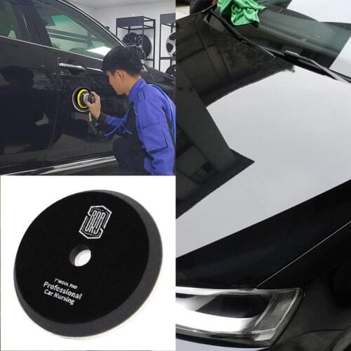 Replacement 7 inch Round High Density Textile Pure Wool Pad for Self-adhesive Polishing Waxing Plate Disc 180 Mm In Diameter